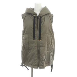 22年製 The Cube テクニカルキルティングジレ 34 カーキ