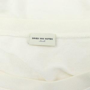 DRIES VAN NOTEN 変形スウェットトップス S ホワイト
