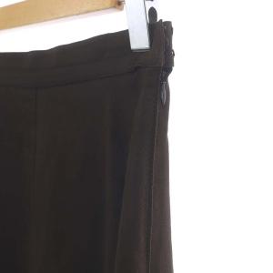 PRADA タイダイ フレア スカート 膝丈 36 茶 ブラウン