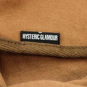 HYSTERIC GLAMOUR CHILL OUT ショルダーバッグ コットン 茶 ブラウン 黄 イエロー