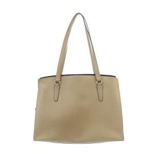 COACH テイタム キャリーオール 40 トートバッグ レザー ベージュ C4076