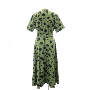 Theory LEOPARD POPLIN SS UTL SHIRTDRESS ワンピース シャツワンピース ロング