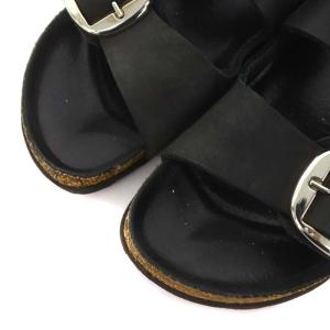 BIRKENSTOCK ARIZONA ビッグバックルサンダル ベルト 37 24?p 黒 ブラック /HK OS SH