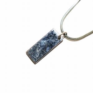 トロッタープレート ネックレス ペンダント ピンク シルバー色（2024