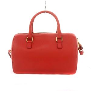 SAINT LAURENT PARIS ベイビーダッフル ハンドバッグ ショルダーバッグ 2way レッド 330958