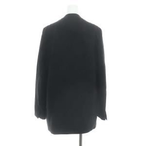 Theory 23AW DOUBLE KNIT PONTE COLLARLESS J ノーカラージャケット ポンチ 総裏地 2 黒 ブラック