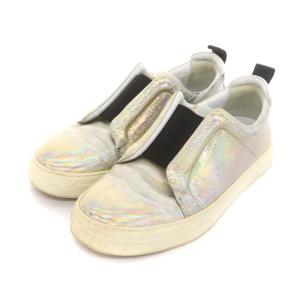 PIERRE HARDY SLIDER SNEAKER スニーカー スリッポン シューズ 37 23.5cm オーロラ色 /AT