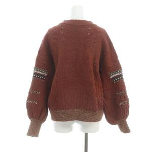 Mame Kurogouchi Oversized Chunky Knit Pullover 1 ブラウン