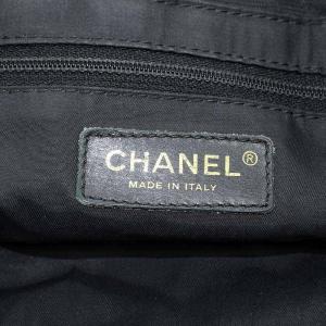 CHANEL ニュートラベルライン トートバッグ MM 10番台 黒 ブラック