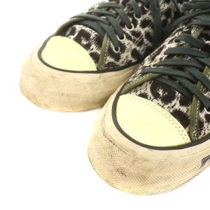 visvim SKAGWAY LO LEOPARD スニーカー 8.5 ホワイト ブラック カーキ