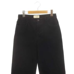 The Row EGLITTA ミッドライズワイドデニム 0 ブラック