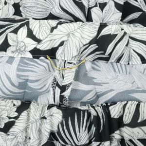 Deuxieme Classe 23SS Flower プリントパンツ ワイド イージー 花柄 黒 ブラック