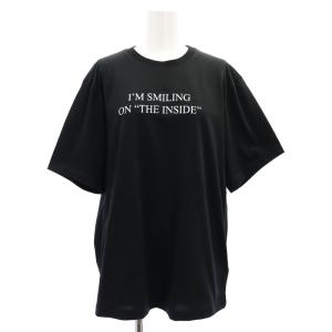 Im Smiling On The Inside Slogan T-Shirt Tシャツ カットソー 半袖