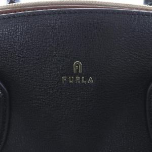 FURLA MAGNOLIA M TOTE ハンドバッグ ショルダーバッグ 2way レザー 黒 ブラック 茶 ブラウン
