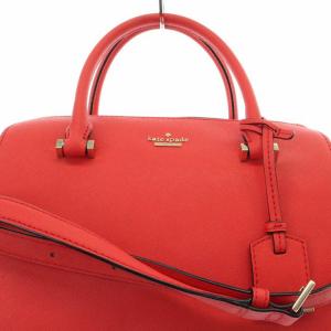 kate spade new york 2WAY ボストンバッグ ショルダー ハンド 赤 レッド