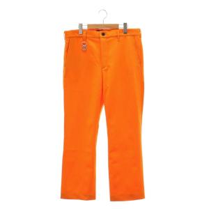 ポリエステルパンツ ストレート XL オレンジ /HK OS SH