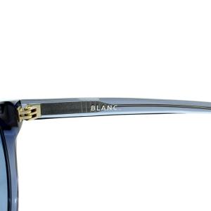 BLANC.. B0005 SMOKY BLUE サングラス メガネ セルフレーム 5220-140 黒 ブラック /NR