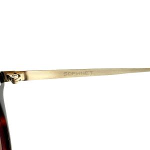 SOPHNET. × 金子眼鏡 サングラス メガネ セル メタルフレーム 茶 ブラウン