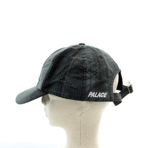 PALACE T&D RIPSTOP TRI-FERG リップストップ キャップ 帽子 チェック コットン グレー /NR
