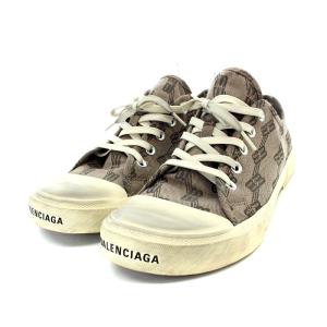 BALENCIAGA 22AW PARIS LOW TOP BB MONOGRAM USED加工 スニーカー 27.5cm