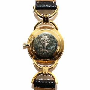 GUCCI シェリーラインダイヤル 腕時計 クォーツ アナログ 2針 ゴールド色 緑 グリーン 赤 レッド