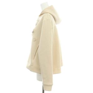 Chesty 23SS フラワーフレアパーカー 長袖 フルジップ フード付き 0 XS ピンクベージュ