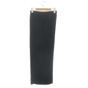 ISSEY MIYAKE プリーツスカート ロング タイト M 黒 ブラック