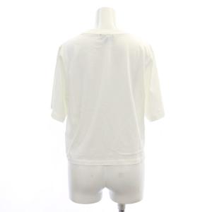 A.P.C. for IENA プリントTシャツ カットソー 半袖 ショート丈 ロゴ S 白 ホワイト /MY OS