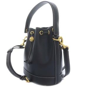 TORY BURCH T MONOGRAM LEATHER BUCKET BAG 2way
