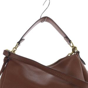 COACH 2way ワンハンドル ショルダーバッグ 2way レザー 茶色 ブラウン 601