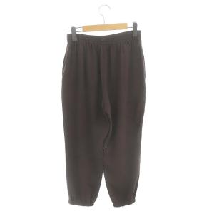 Theory POWDER CREPE EASY JOGGER PANT パンツ テーパード イージー P 茶 ブラウン