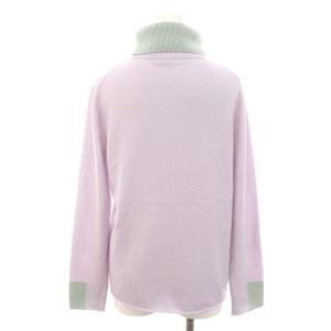 GALERIE VIE 23SS スコットランドカシミヤ タートルネックプルオーバー F 紫 パープル