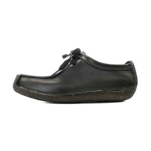 Clarks オリジナルズ NATALIE ナタリー ワラビー ドライビングシューズ レザー US7 23.5cm 黒 ブラック 26138036