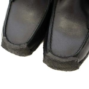Clarks オリジナルズ NATALIE ナタリー ワラビー ドライビングシューズ レザー US7 23.5cm 黒 ブラック 26138036