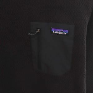 Patagonia メンズ・R1エア・クルー Tシャツ カットソー 長袖 クルーネック S グレー