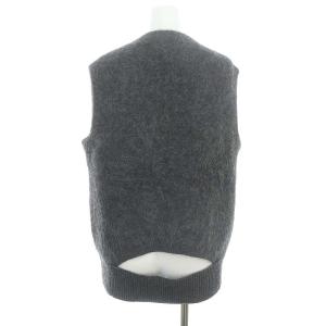 JUN MIKAMI シャギーアルパカベスト プルオーバー グレー