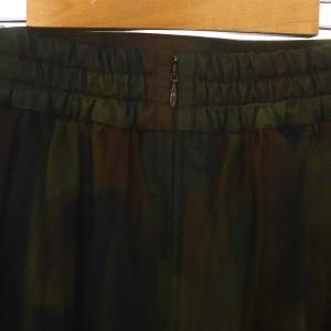 Ameri VINTAGE 22AW UND GYPSUM ART TULLE SKIRT チュールスカート ロング マキシ フレア S カーキ