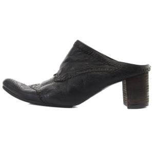 JUNYA WATANABE コムデギャルソン ヒールミュール チャンキーヒール 24.5cm 黒 ブラック