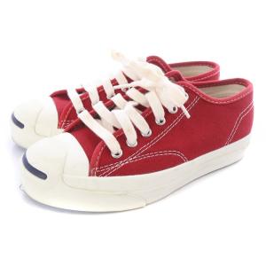 CONVERSE ジャックパーセル JACK PURCELL RET COLORS スニーカー キャンバス 23.5cm 赤 レッド 1CL750