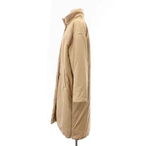 CONVERSE トウキョウ TOKYO 中綿コート アウター ロング 刺繍 ピンクベージュ