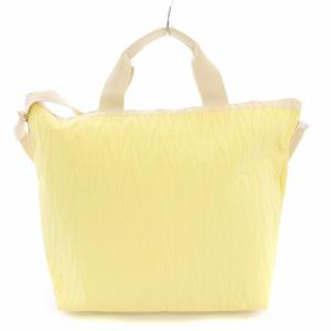 DELUXE EASY CARRY TOTE トートバッグ ショルダーバッグ 2WAY イエロー /TK