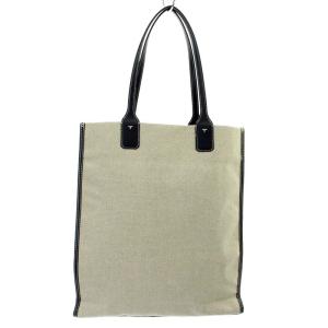 TORY BURCH エラ キャンバストートバッグ ハンドバッグ オフホワイト ダークネイビー