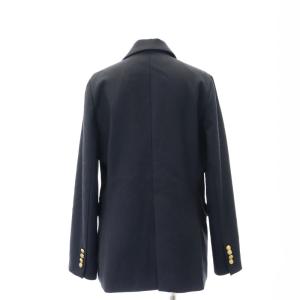 JOURNAL STANDARD relume TWギャバネイビーブレザー テーラード ダブル 38 M 紺 ネイビー