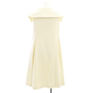 FOXEY 23AW Dress Iris スリーブレスワンピース 38 オフホワイト