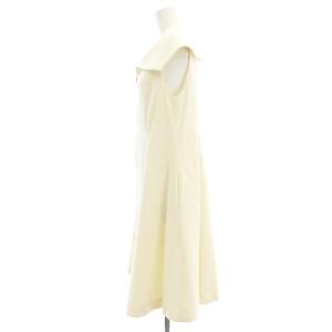 FOXEY 23AW Dress Iris スリーブレスワンピース 38 オフホワイト