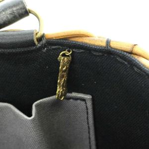 ebagos ブライドルトートバッグカゴバッグ ブラウン ブラック