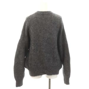 EVERYDAY I LIKE ニット セーター 長袖 モヘア グレー