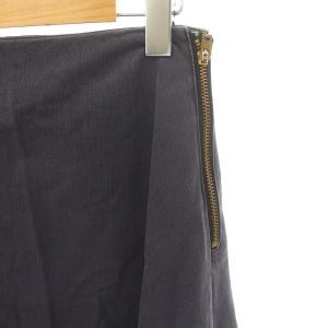 MADISONBLUE フレアロングスカート マキシ 1 グレー