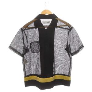 TOGA アーカイブス ARCHIVES 23SS Paisley jacquard S/S shirt シャツ 半袖 シースルー S