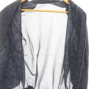 TOGA アーカイブス ARCHIVES 23SS Mesh marble print blouson ブルゾン ジャケット S 黒